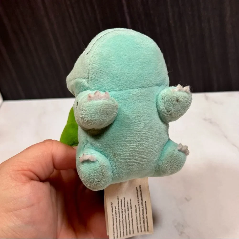 Pokemon Bulbasaur Plush Keychain with Purple Clip